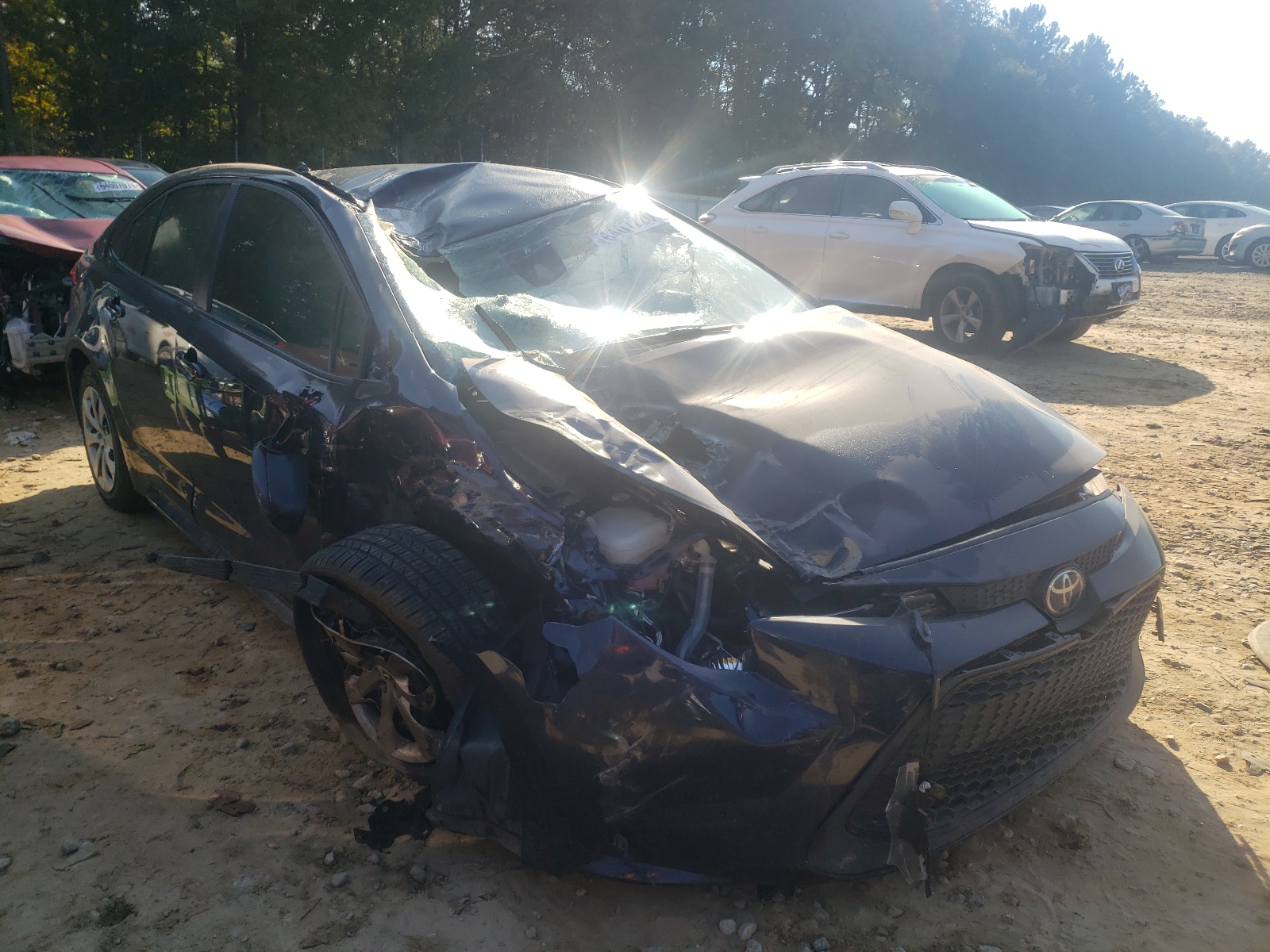 Photo 1 from auction – 2021 TOYOTA COROLLA LE with VIN JTDEPMAE5MJ165920