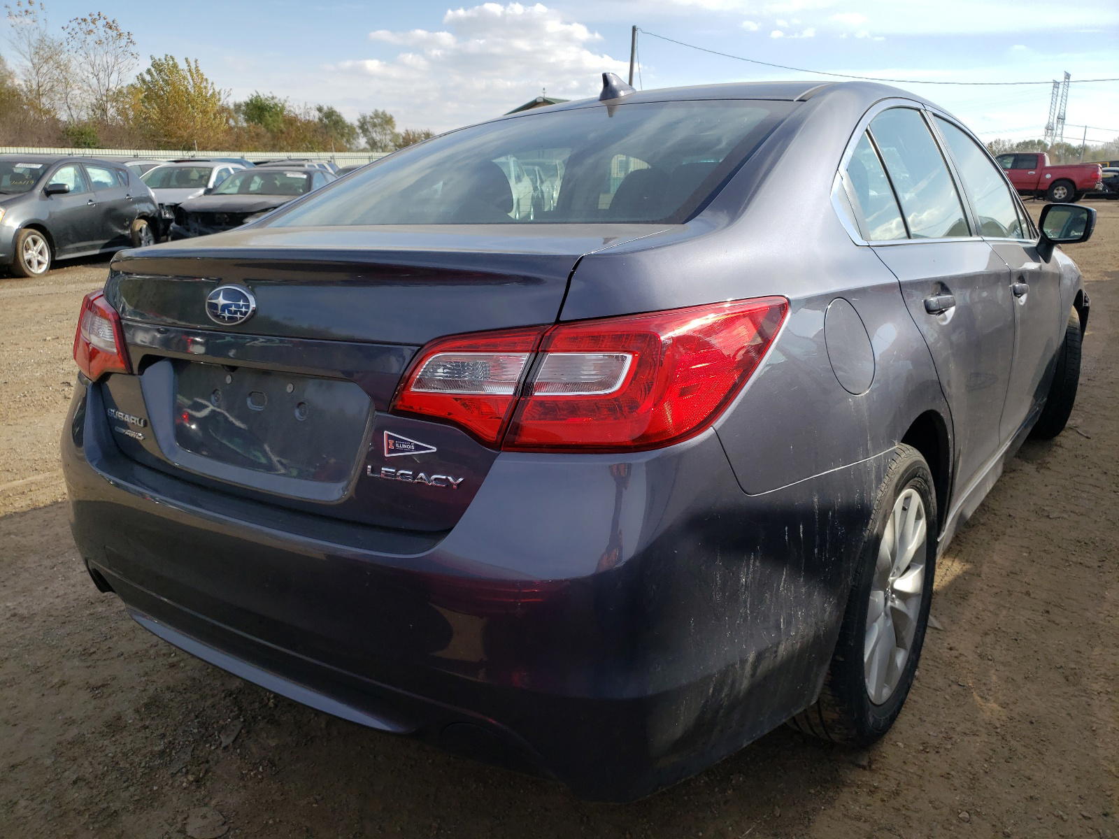 Photo 4 from auction – 2017 SUBARU LEGACY with VIN 4S3BNAD62H3003538
