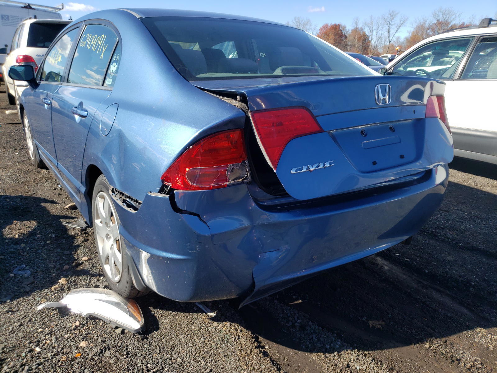 Photo 9 from auction – 2007 HONDA CIVIC LX with VIN 1HGFA16537L130378