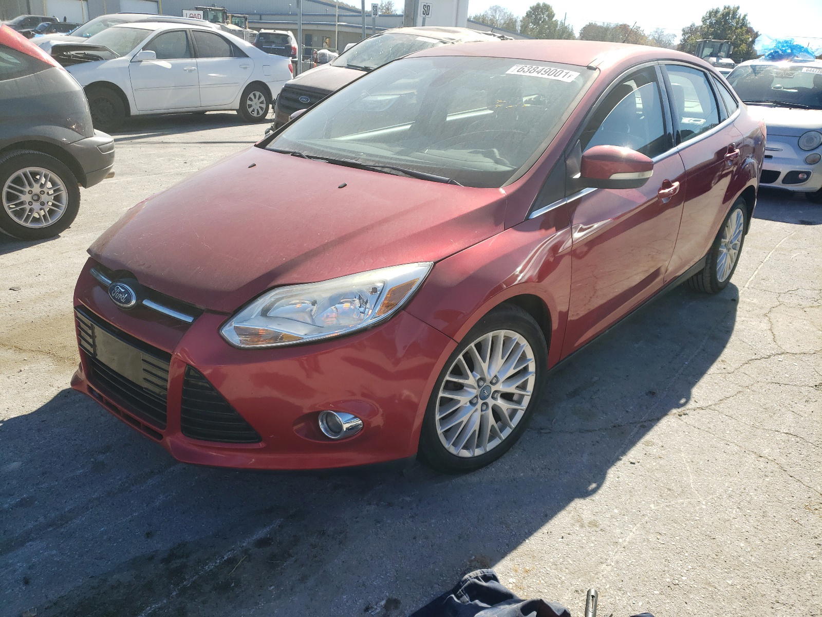 Photo 2 from auction – 2012 FORD FOCUS with VIN 1FAHP3H21CL104740