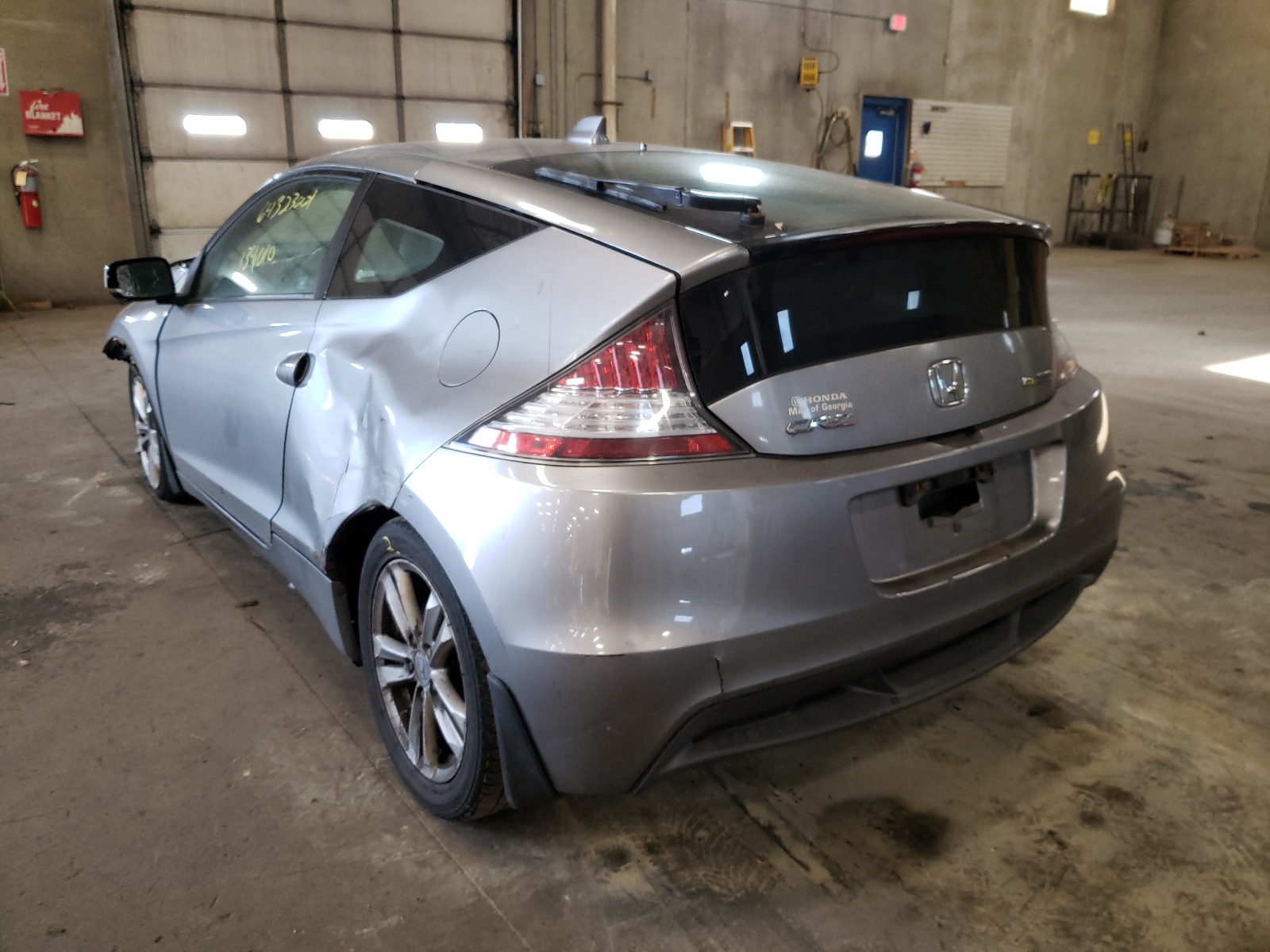 Photo 3 from auction – 2012 HONDA CR-Z EX with VIN JHMZF1D63CS002066
