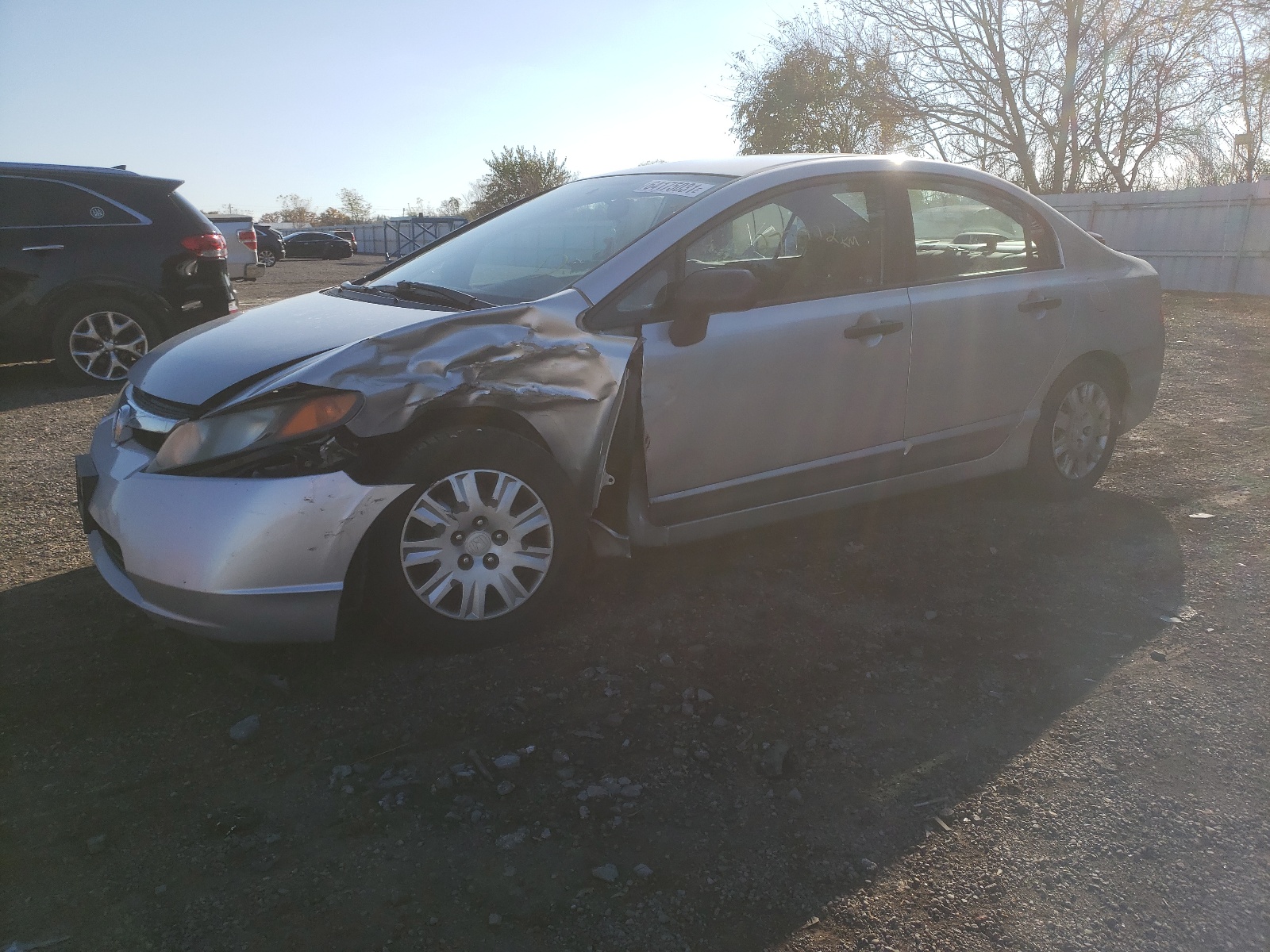 Photo 2 from auction – 2007 HONDA CIVIC DX with VIN 2HGFA16377H006156
