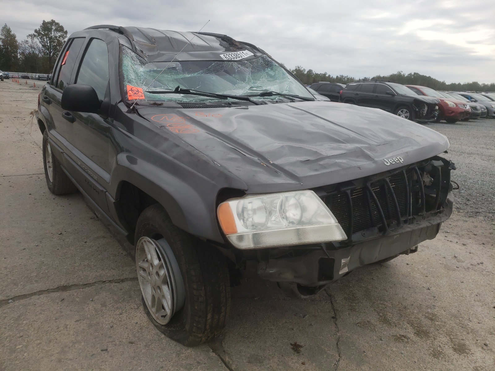 JEEP GRAND CHER 2004 with VIN 1J4GX48S44C350964 - Photo from auction