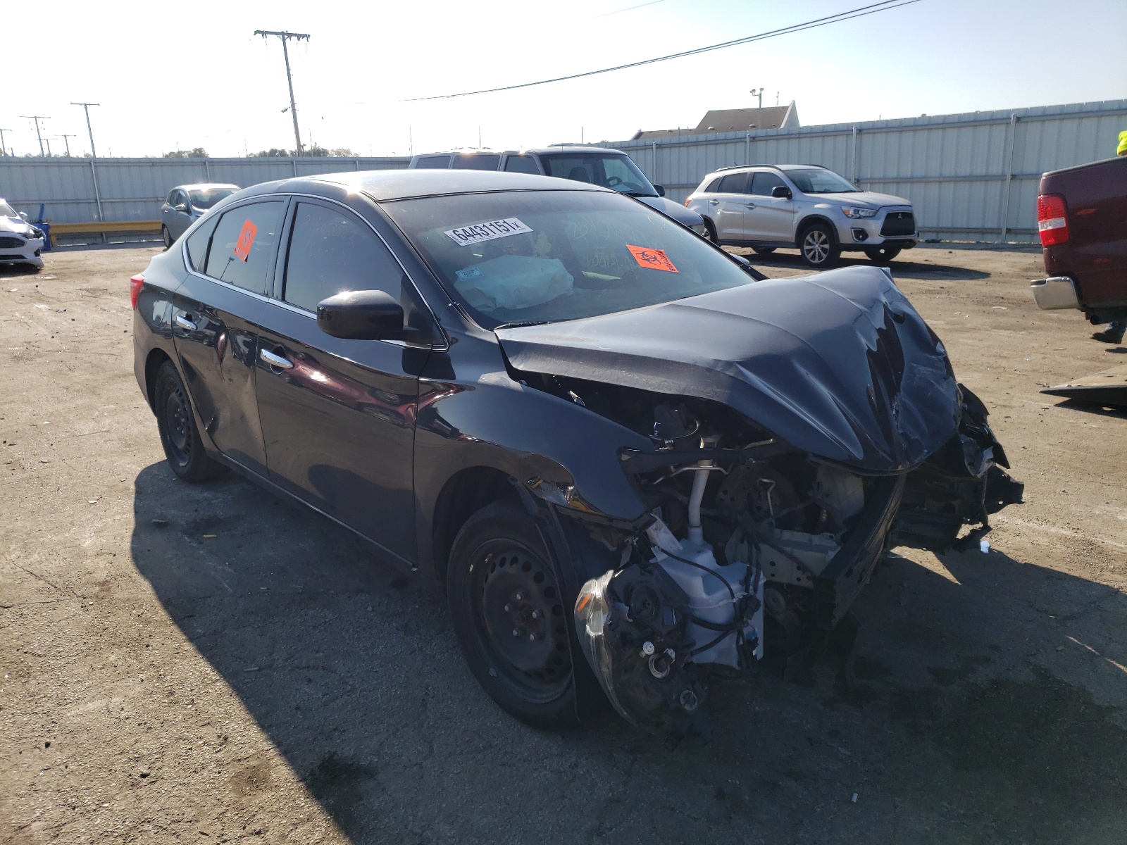 NISSAN SENTRA 2016 with VIN 3N1AB7AP3FY307246 - Photo from auction