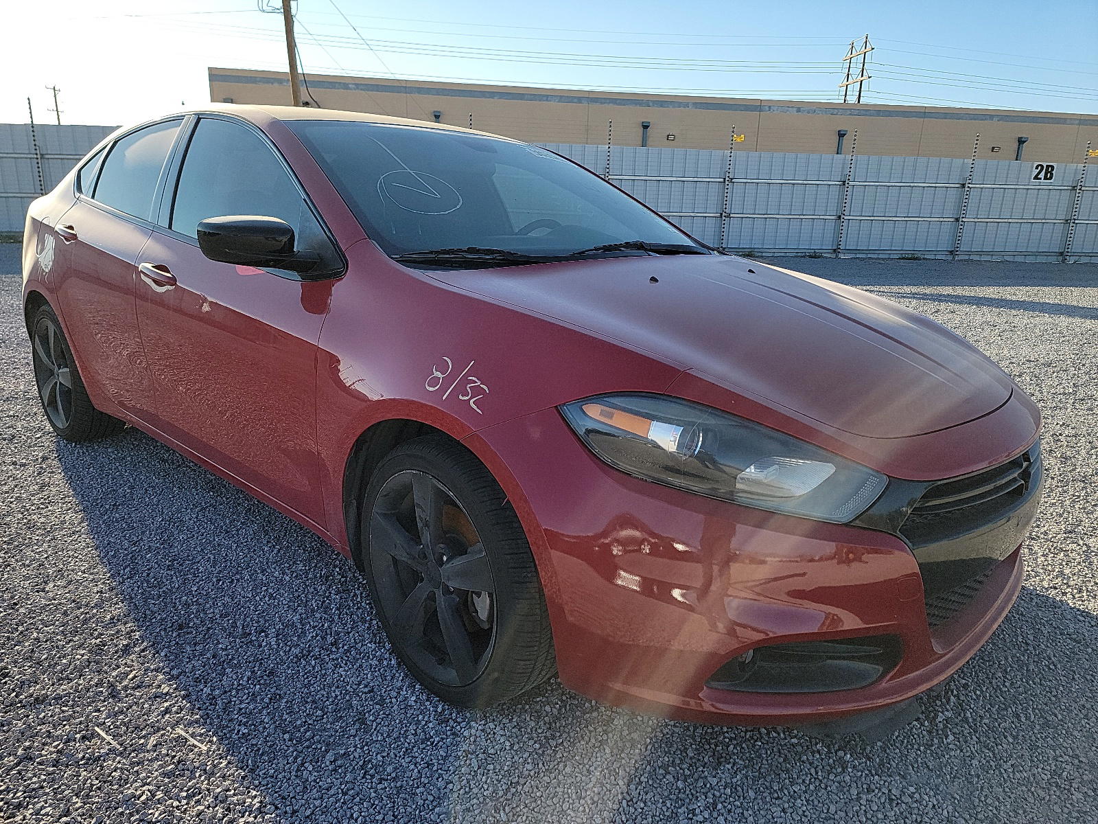 DODGE DART SXT 2016 with VIN 1C3CDFBB3GD516167 - Photo from auction