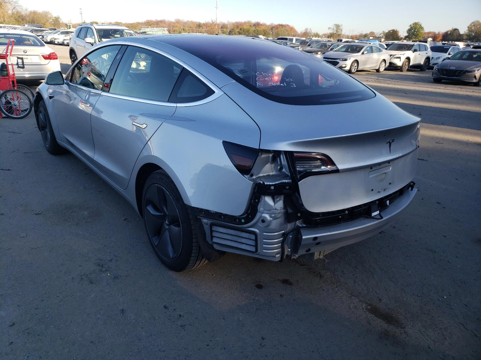 Photo 3 from auction – 2018 TESLA MODEL 3 with VIN 5YJ3E1EAXJF030633
