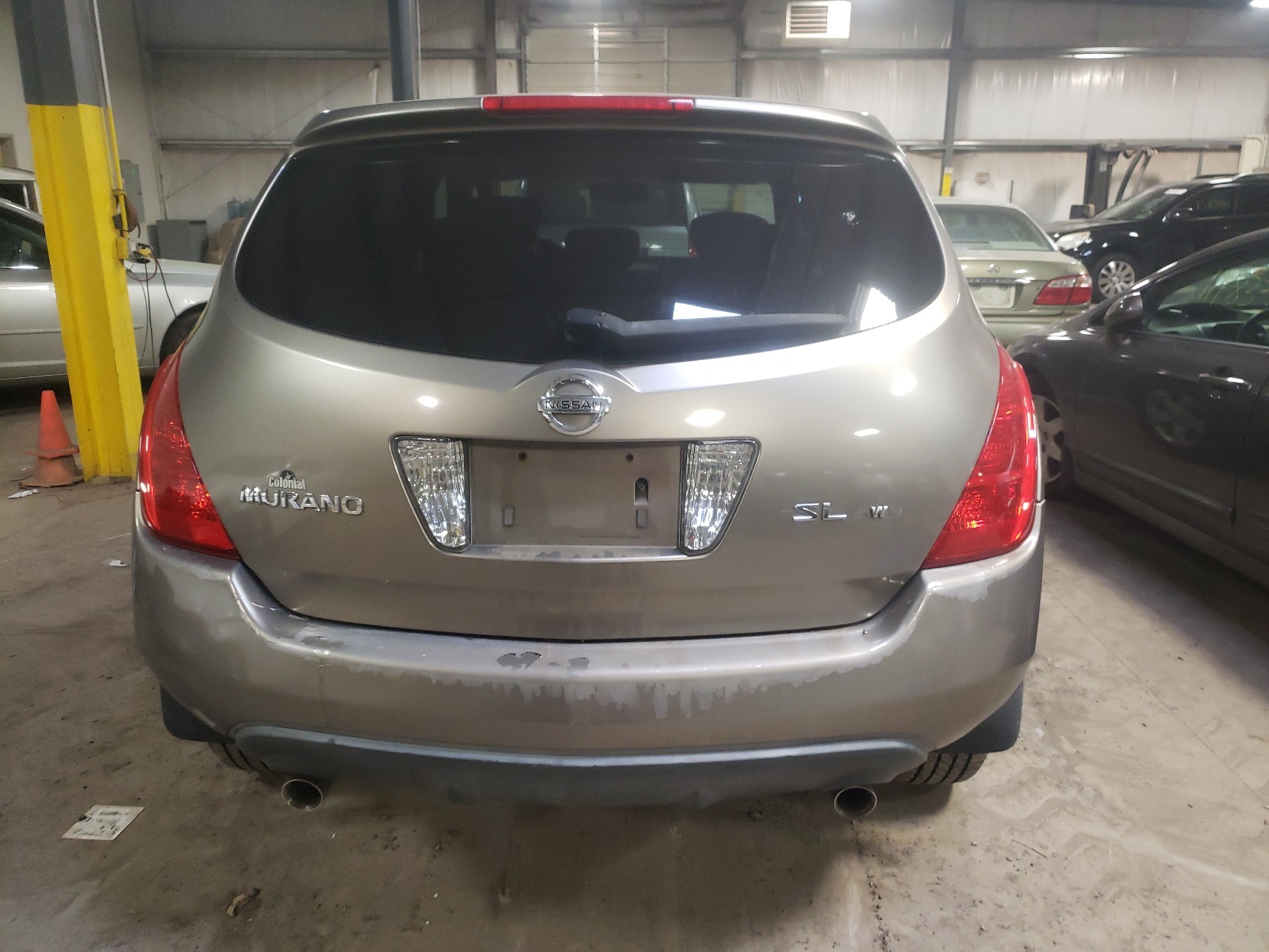 Photo 9 from auction – 2004 NISSAN MURANO SL with VIN JN8AZ08W84W335839