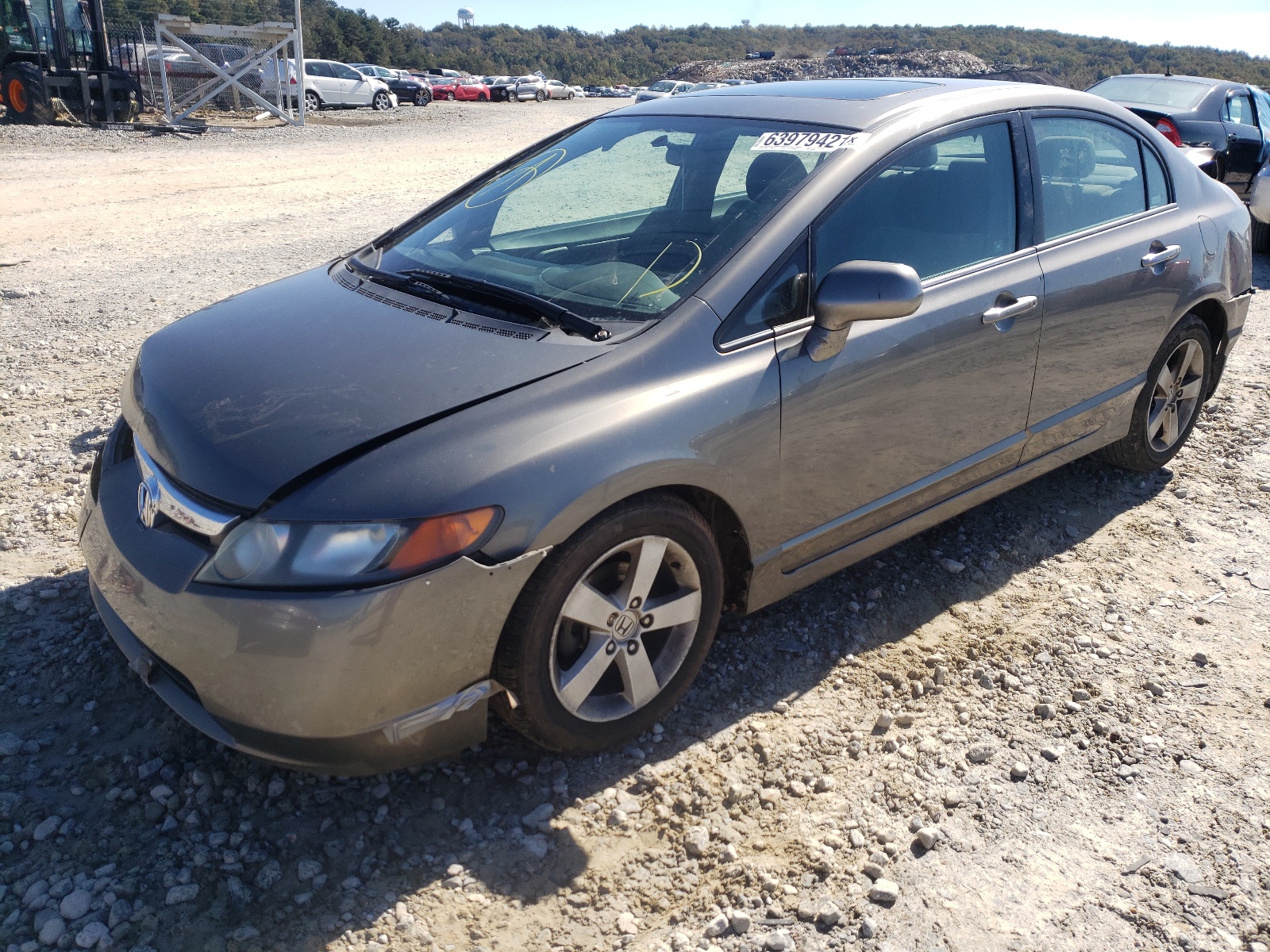 Photo 2 from auction – 2007 HONDA CIVIC EX with VIN 1HGFA16807L000889