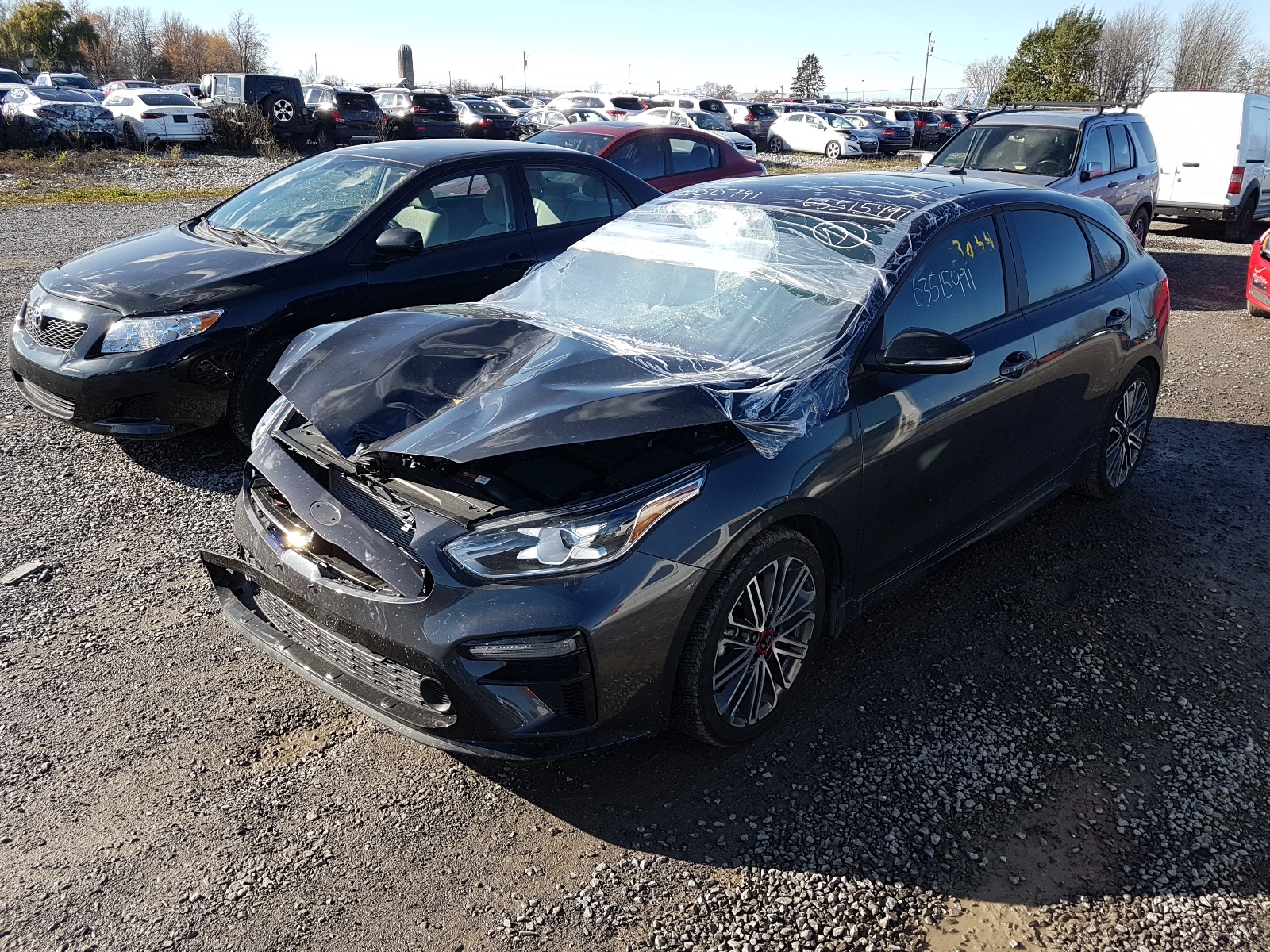 Photo 2 from auction – 2021 KIA FORTE GT with VIN KNAF45A74M5091948