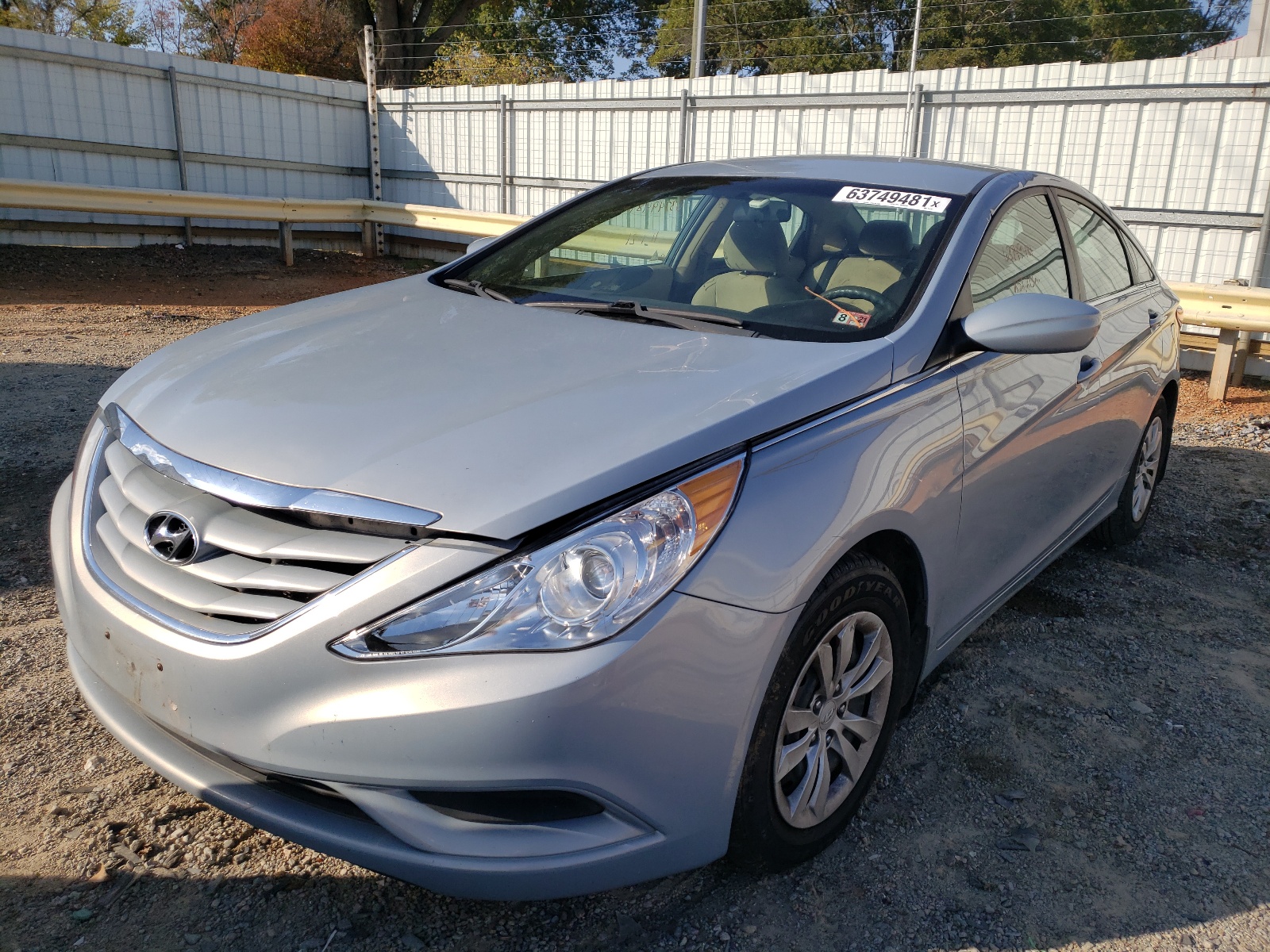 Photo 2 from auction – 2011 HYUNDAI SONATA GLS with VIN 5NPEB4AC0BH142161