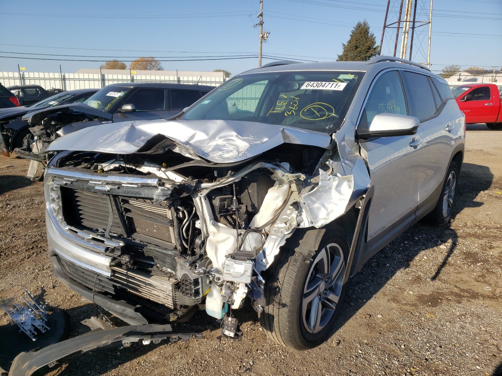 Photo 2 from auction – 2019 GMC TERRAIN SL with VIN 3GKALPEV6KL241046