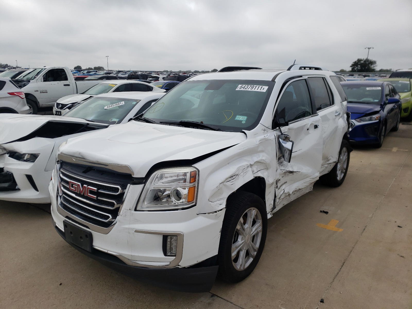 Photo 2 from auction – 2016 GMC TERRAIN SL with VIN 2GKALPEK3G6223556