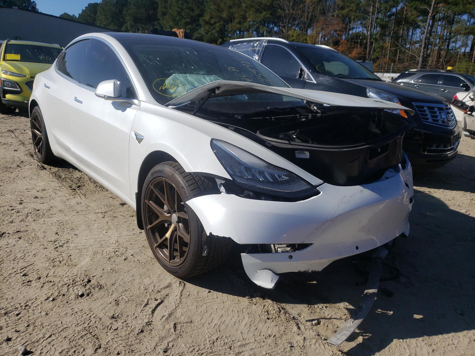 TESLA MODEL 3 2020 with VIN 5YJ3E1EB7LF665062 - Photo from auction