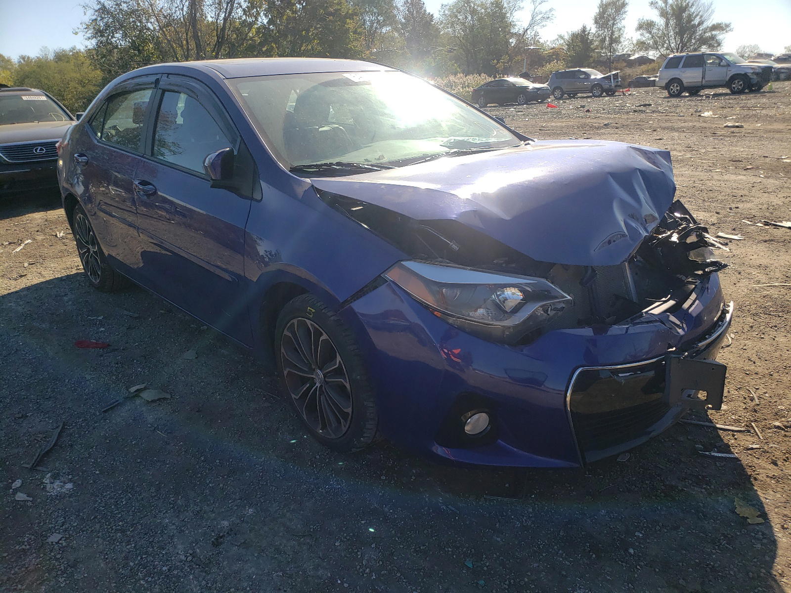 TOYOTA COROLLA L 2015 with VIN 2T1BURHE2FC259587 - Photo from auction