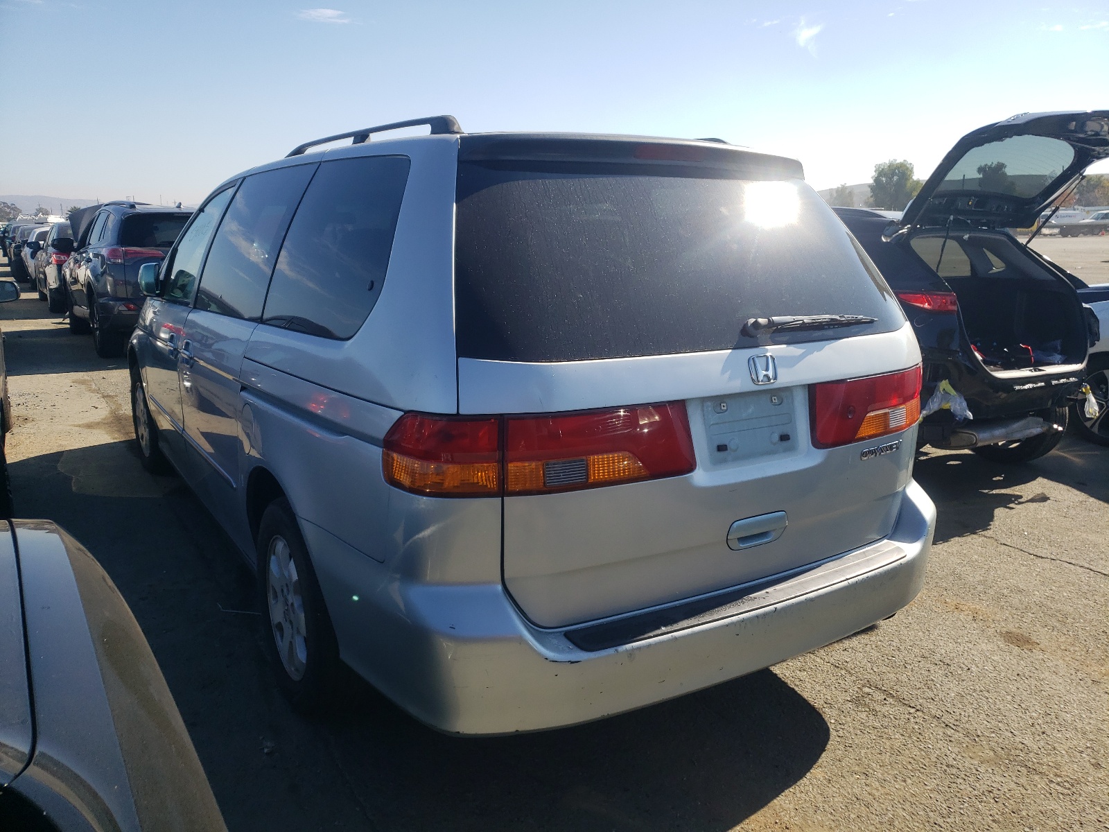 Photo 3 from auction – 2002 HONDA ODYSSEY EX with VIN 2HKRL18062H581194