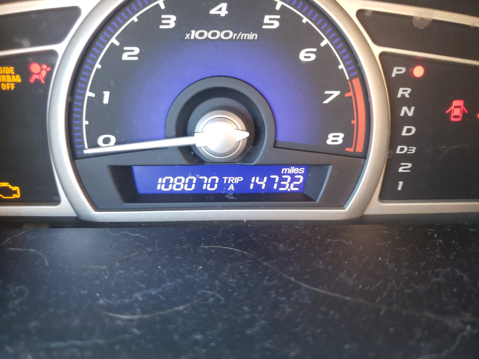 Zdjęcie 8 z aukcji – 2007 HONDA CIVIC LX z VIN 1HGFA16537L130378