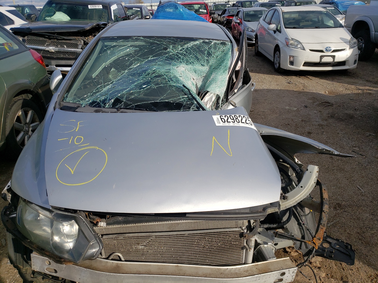 Photo 9 from auction – 2010 HONDA CIVIC LX with VIN 19XFA1F52AE043859