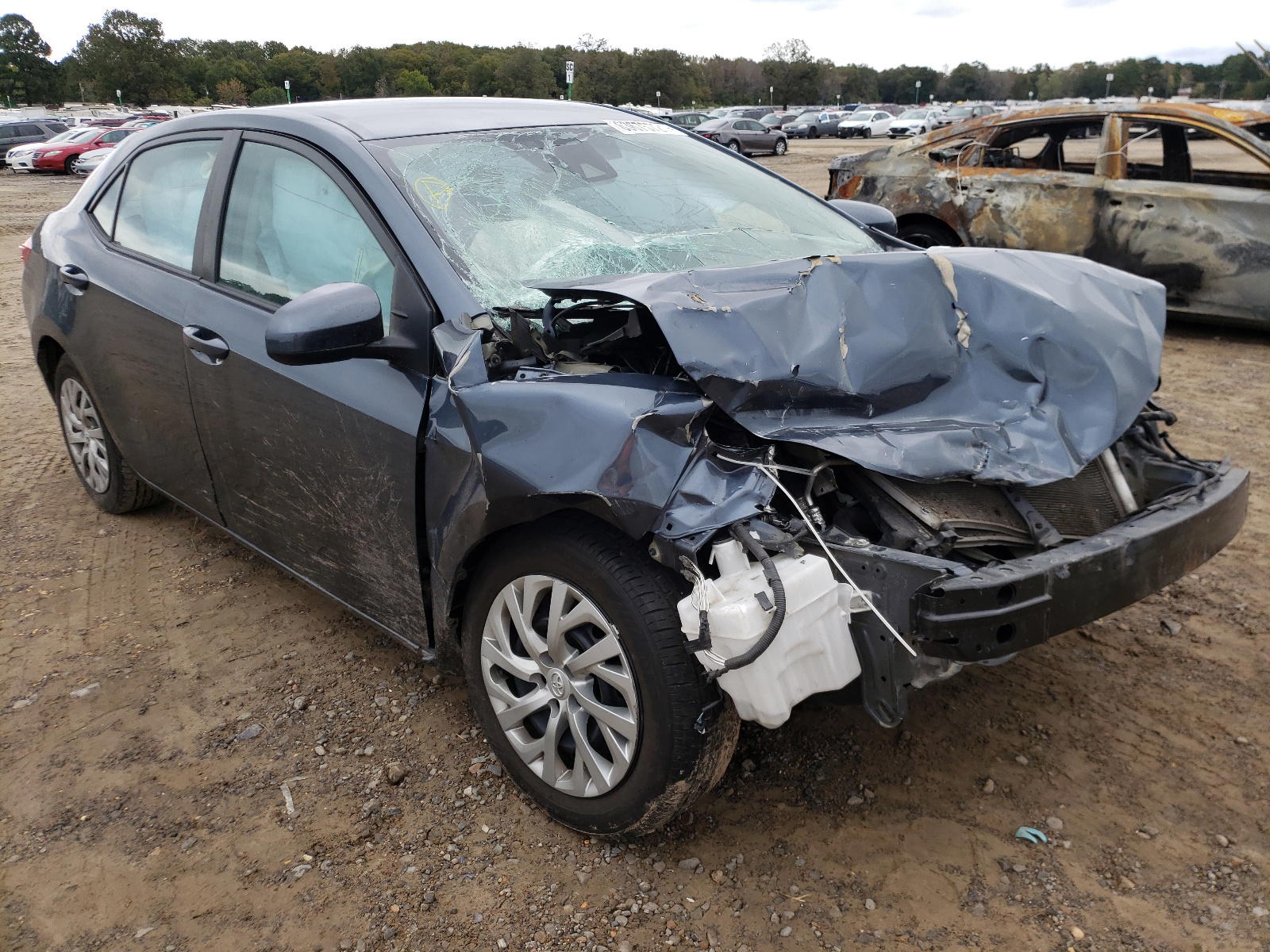 TOYOTA COROLLA L 2019 with VIN 2T1BURHE6KC242592 - Photo from auction