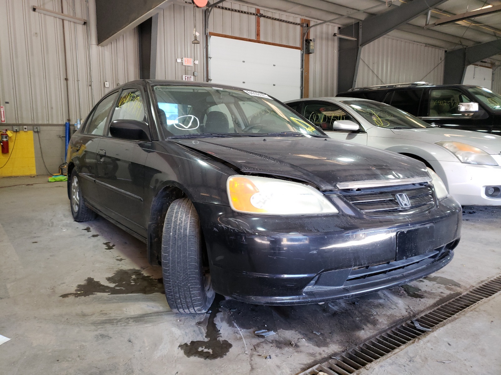 HONDA CIVIC LX 2002 with VIN 2HGES15562H581711 - Photo from auction