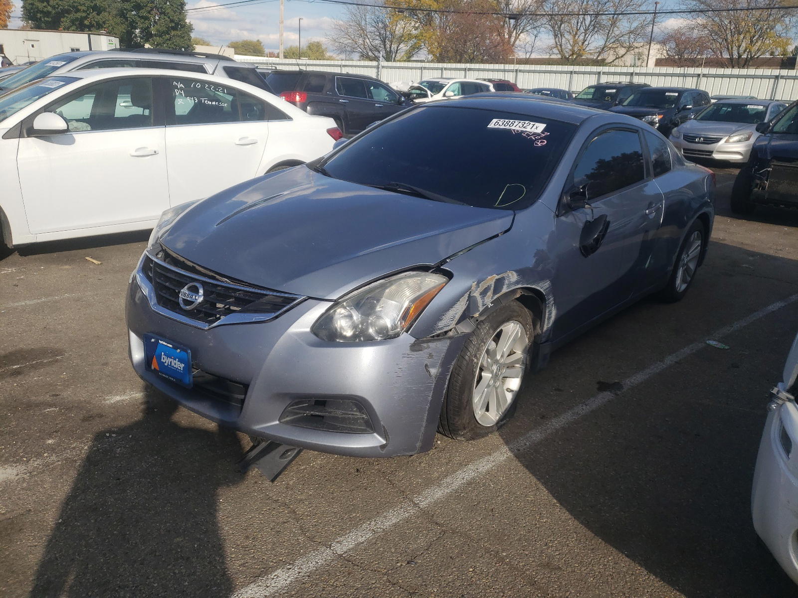 Photo 9 from auction – 2012 NISSAN ALTIMA S with VIN 1N4AL2EP7CC238949