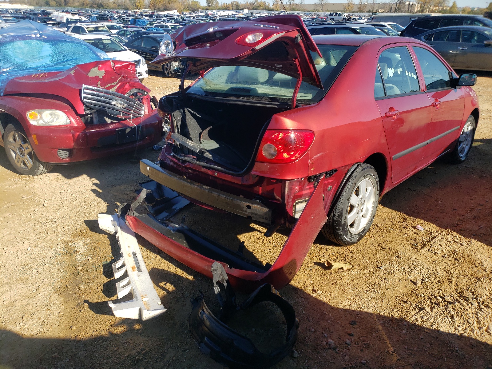 Photo 4 from auction – 2007 TOYOTA COROLLA CE with VIN 1NXBR32E87Z767683