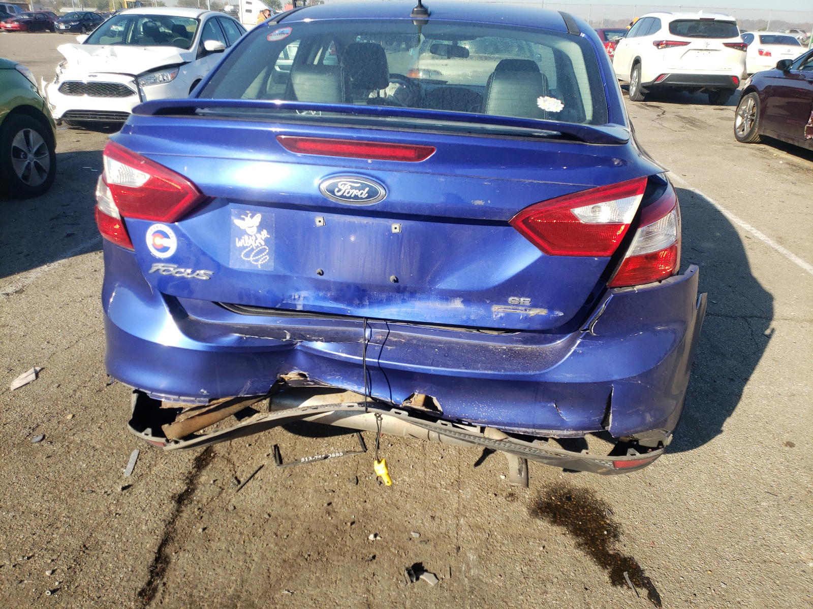 Photo 9 from auction – 2013 FORD FOCUS SE with VIN 1FADP3F28DL320314
