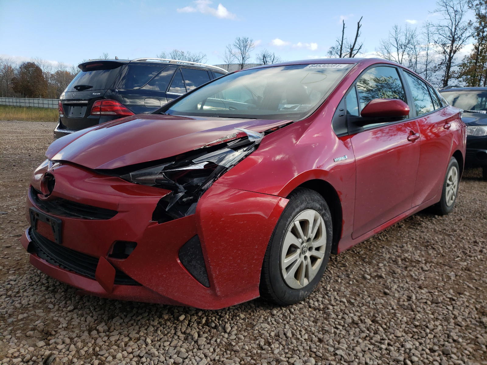 Photo 2 from auction – 2016 TOYOTA PRIUS with VIN JTDKBRFU0G3514540