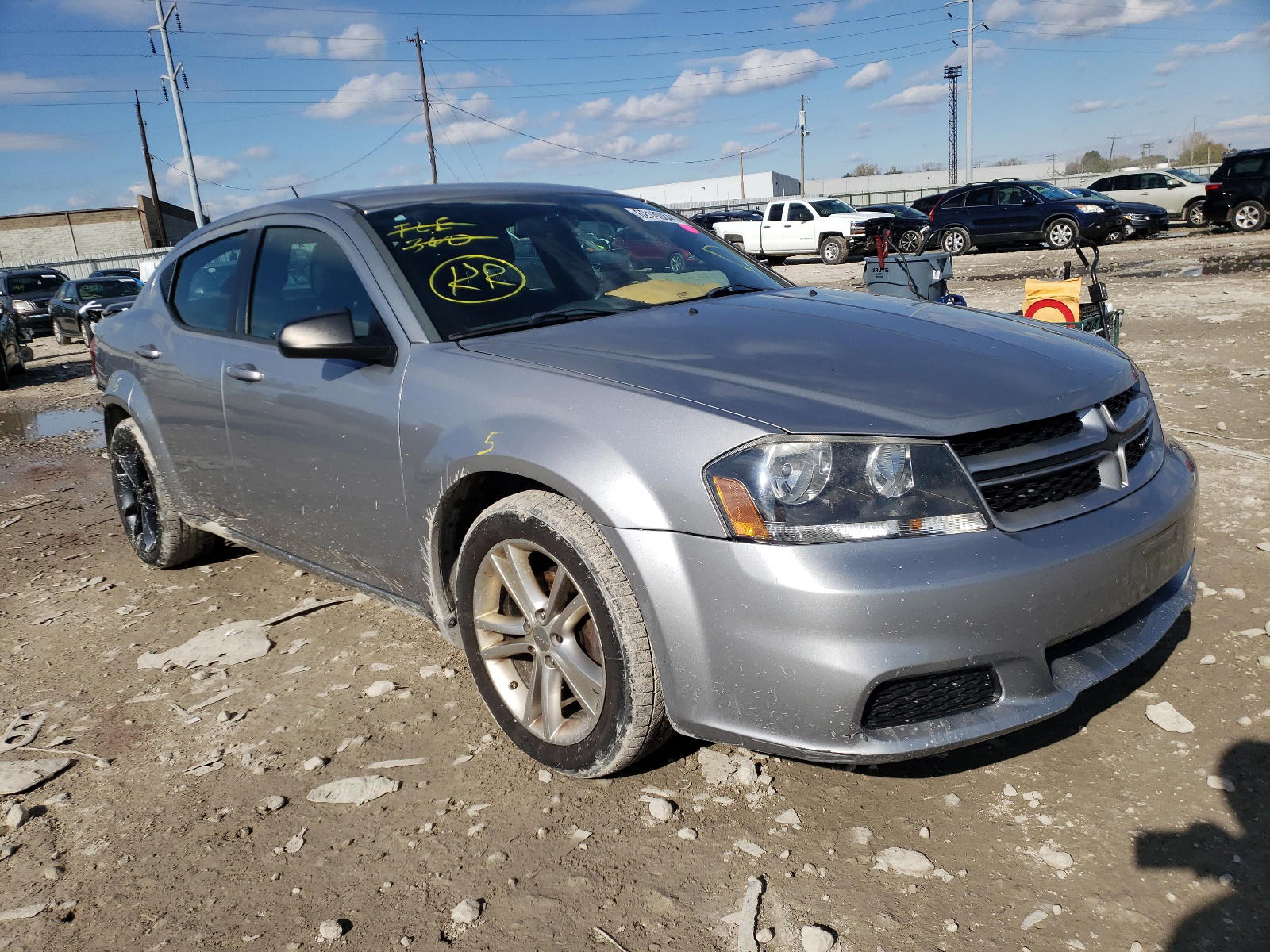 DODGE AVENGER SE 2014 with VIN 1C3CDZAG4EN148636 - Photo from auction
