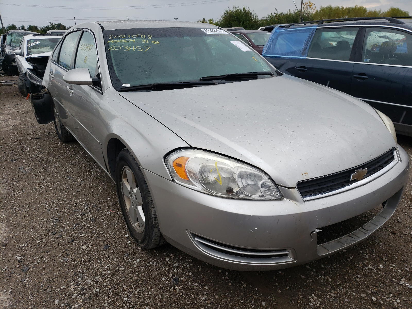 CHEVROLET IMPALA LT 2007 with VIN 2G1WT58N779203457 - Photo from auction