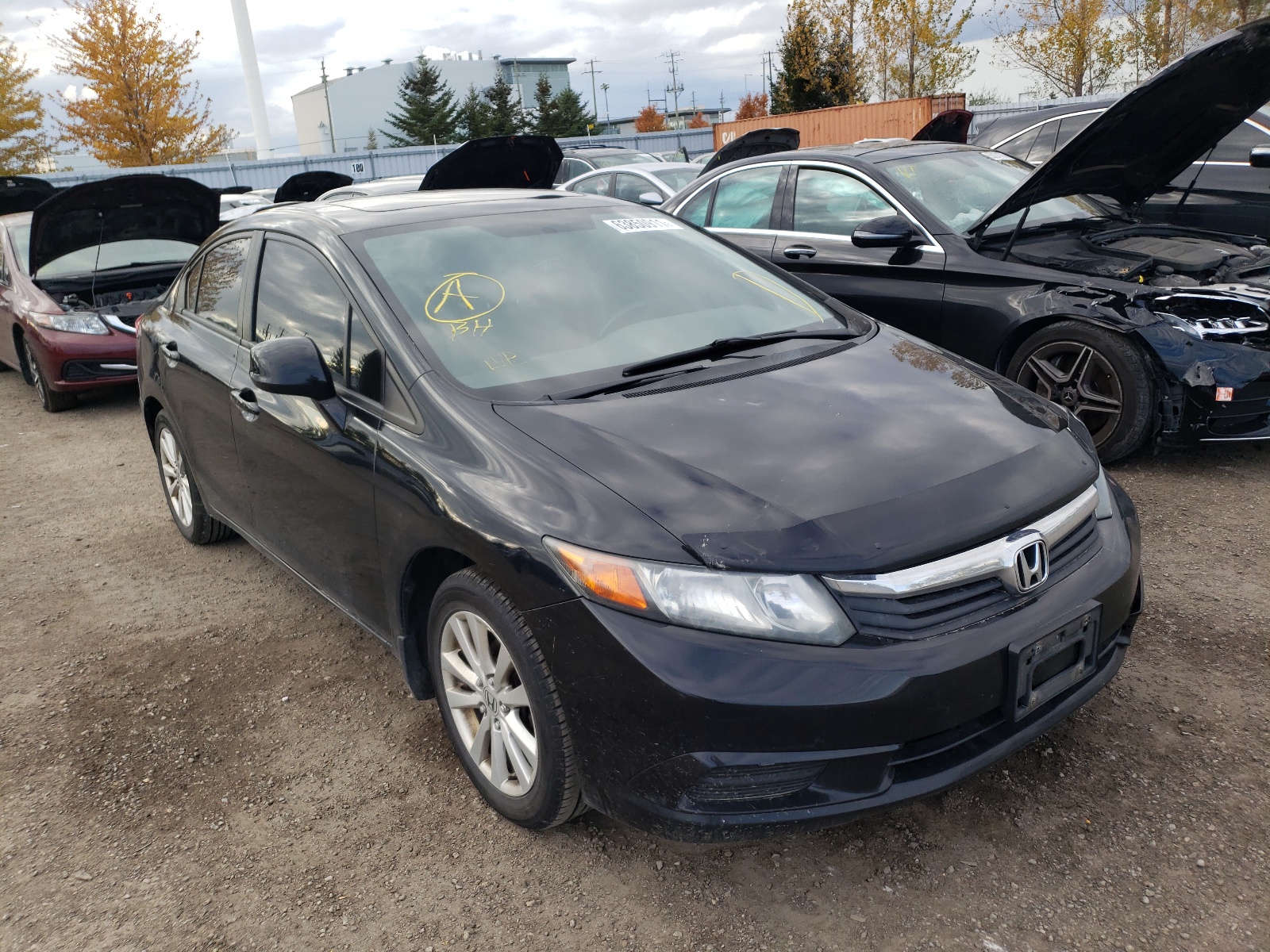 Photo 1 from auction – 2012 HONDA CIVIC LX with VIN 2HGFB2F51CH110818