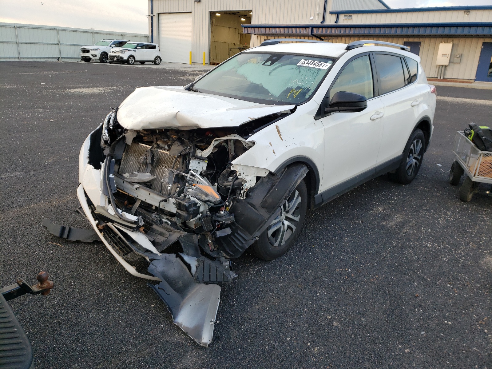 Photo 2 from auction – 2017 TOYOTA RAV4 LE with VIN JTMBFREV4HJ159142