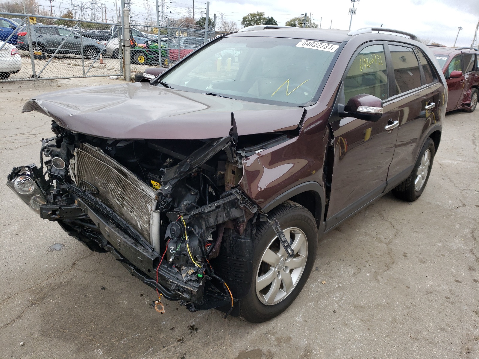 Photo 2 from auction – 2012 KIA SORENTO BA with VIN 5XYKT4A21CG276144