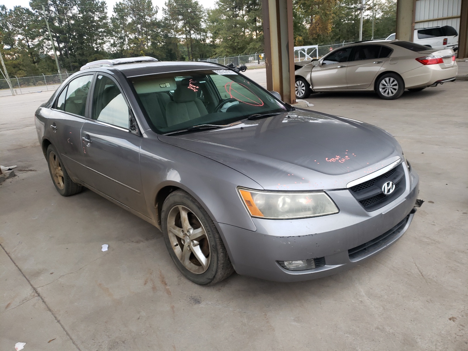 HYUNDAI SONATA SE 2007 with VIN 5NPEU46F27H229810 - Photo from auction