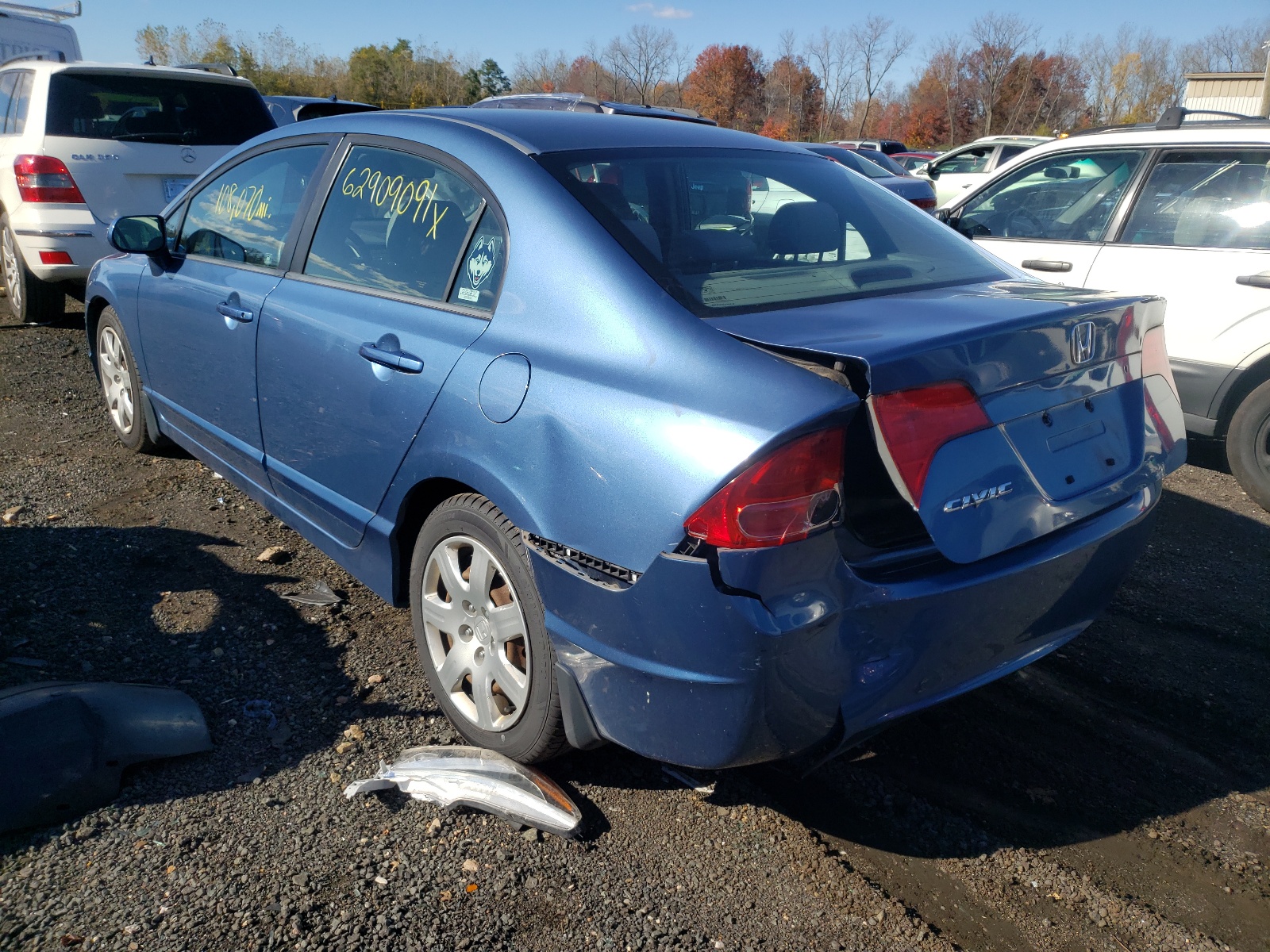 Zdjęcie 3 z aukcji – 2007 HONDA CIVIC LX z VIN 1HGFA16537L130378