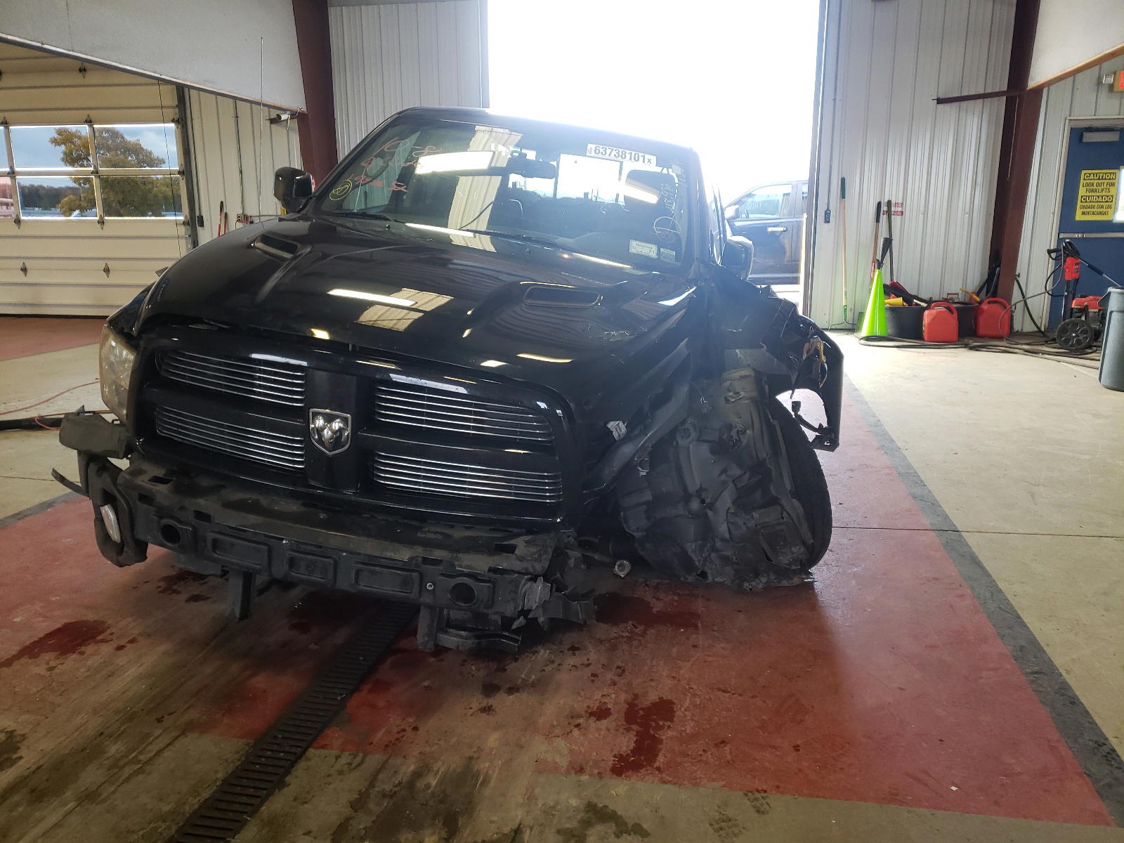 Photo 9 from auction – 2012 DODGE RAM 1500 S with VIN 1C6RD7HT3CS115016