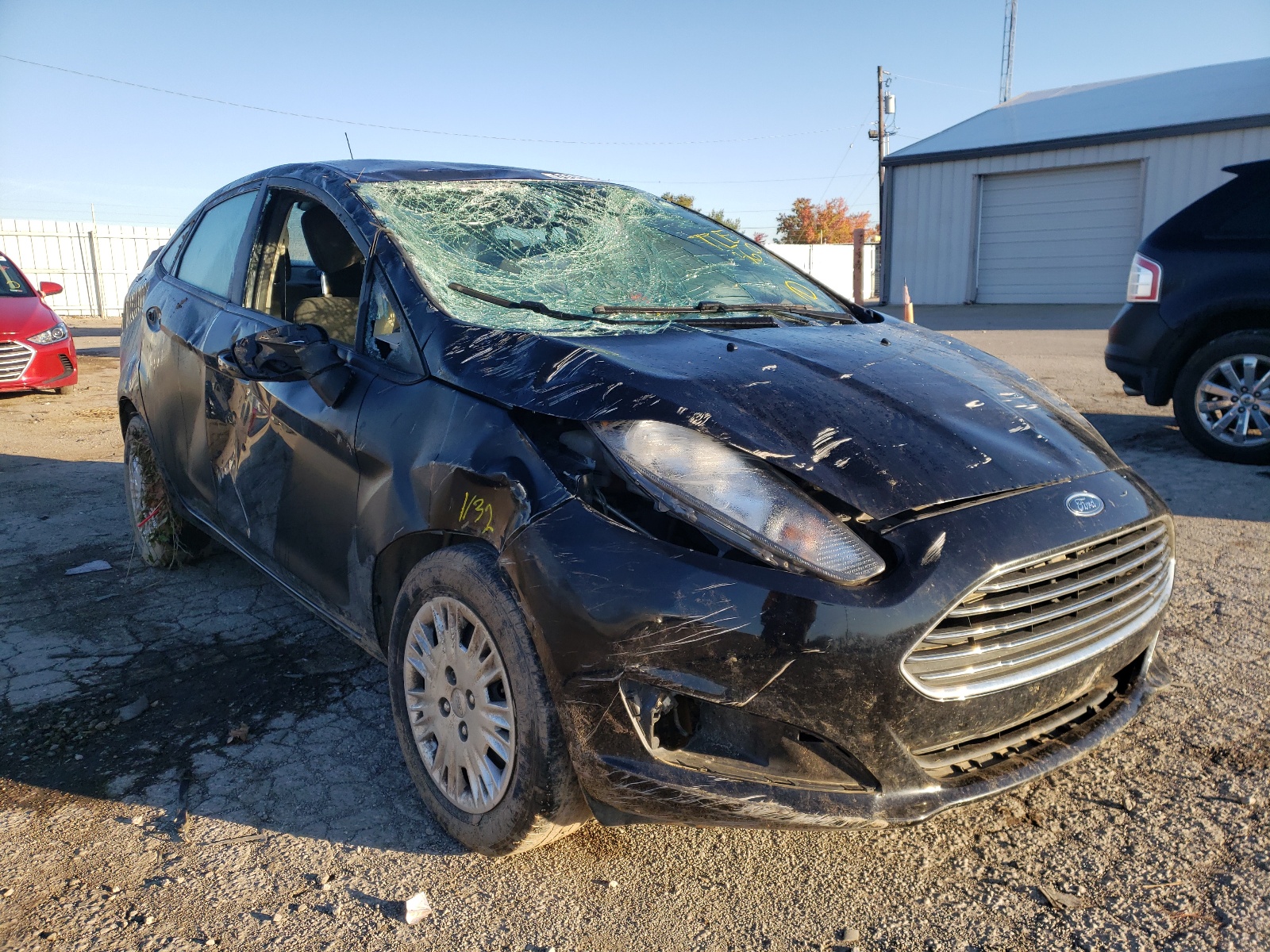 FORD FIESTA S 2017 with VIN 3FADP4AJ7HM122252 - Photo from auction