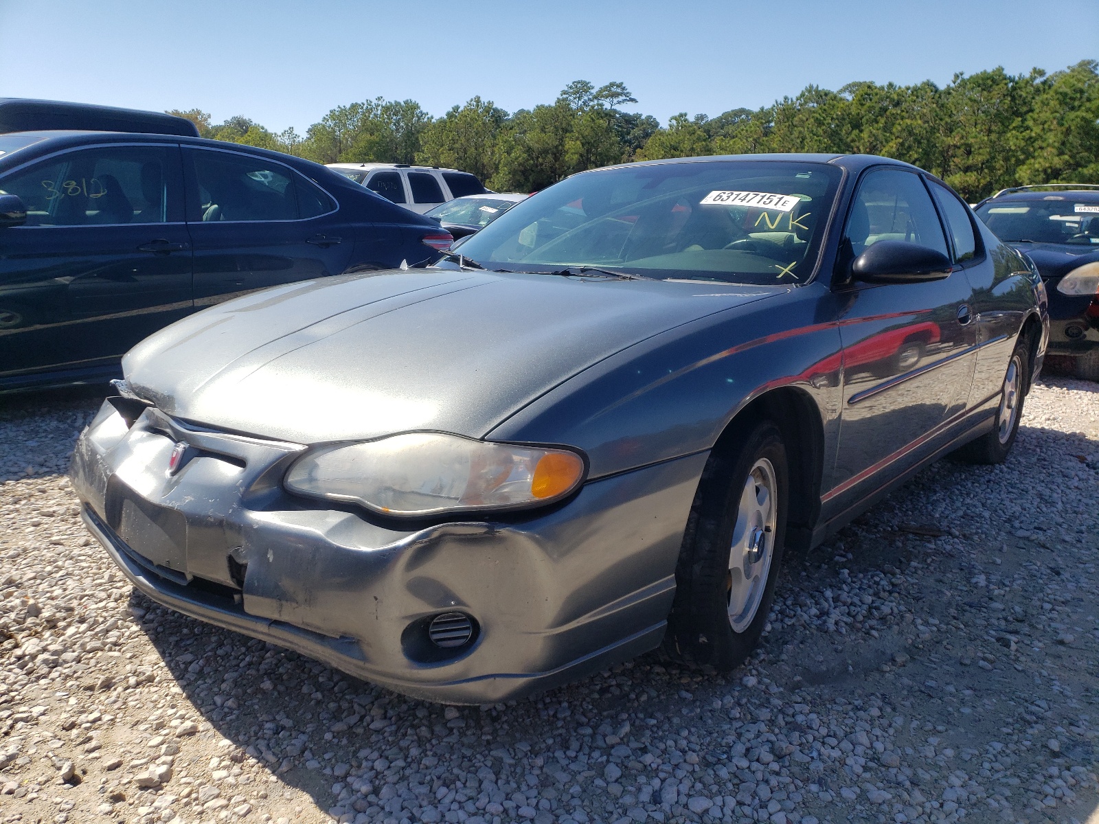 Photo 2 from auction – 2004 CHEVROLET MONTE CARL with VIN 2G1WW12E049439579