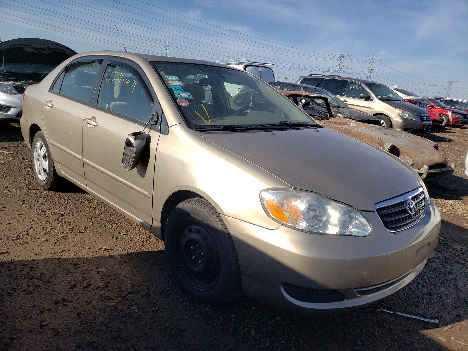 TOYOTA COROLLA CE 2005 with VIN 1NXBR30E85Z541353 - Photo from auction