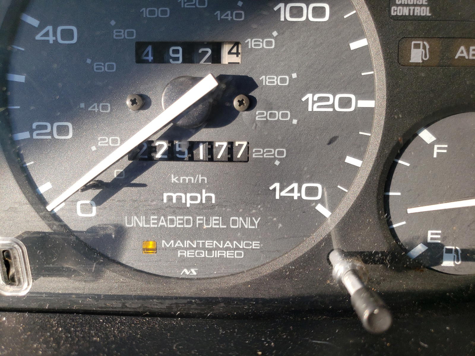 Photo 8 from auction – 1995 HONDA ACCORD EX with VIN JHMCD5656SC020044