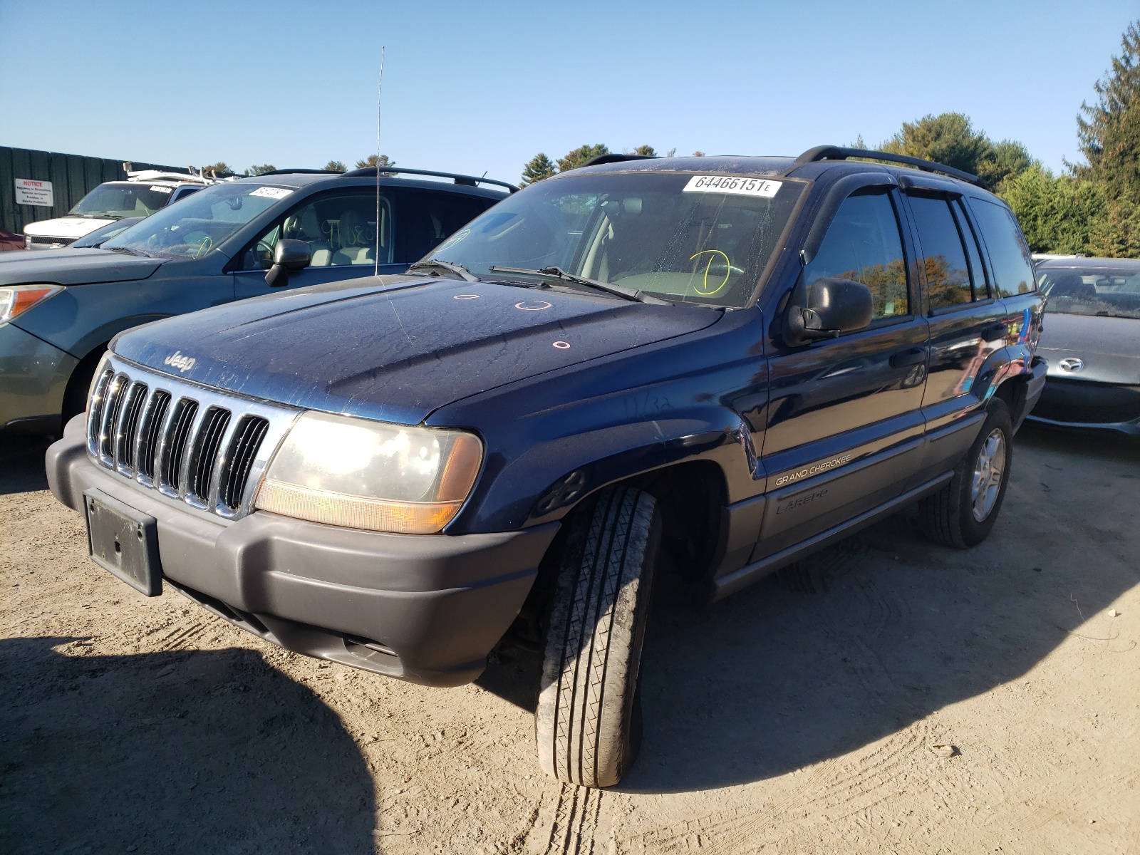 Photo 2 from auction – 2002 JEEP GRAND CHER with VIN 1J4GW48S92C146614
