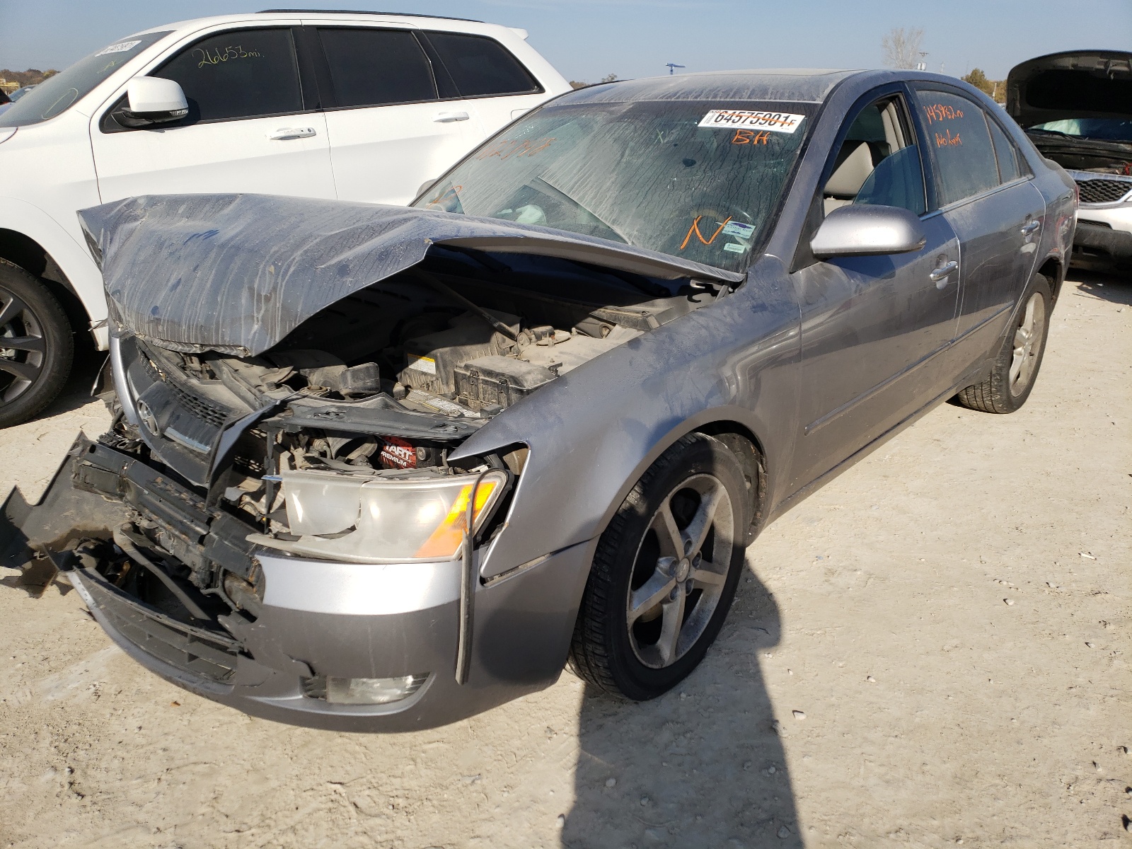 Photo 2 from auction – 2007 HYUNDAI SONATA SE with VIN 5NPEU46F07H172748