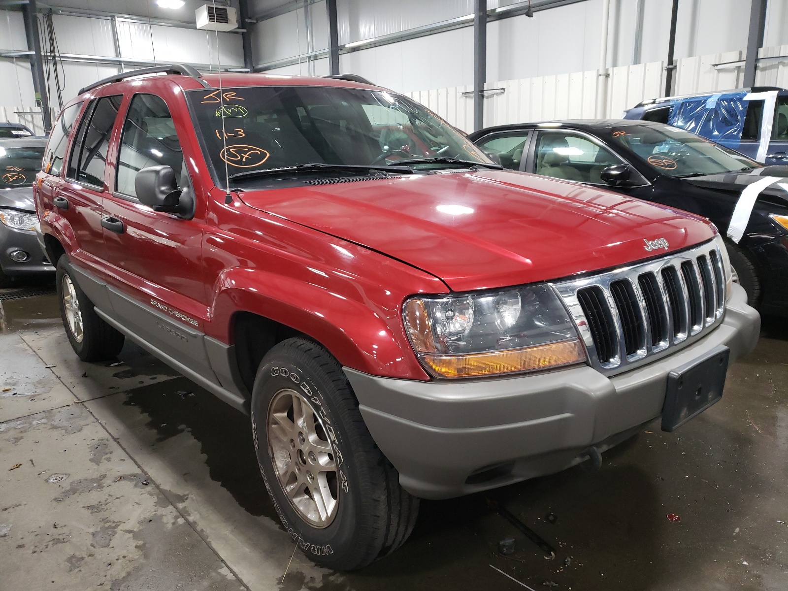 JEEP GRAND CHER 2002 with VIN 1J4GW48S22C152190 - Photo from auction