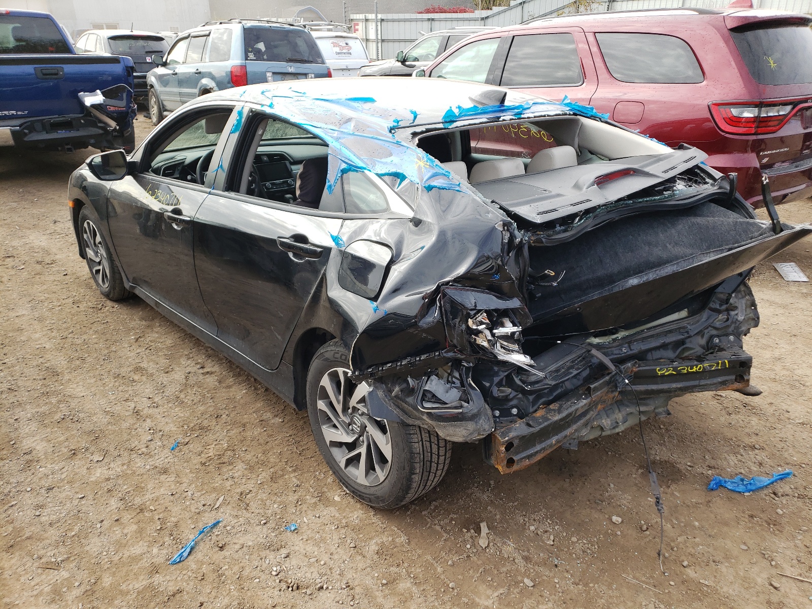 Photo 3 from auction – 2018 HONDA CIVIC EX with VIN 2HGFC2F70JH603501