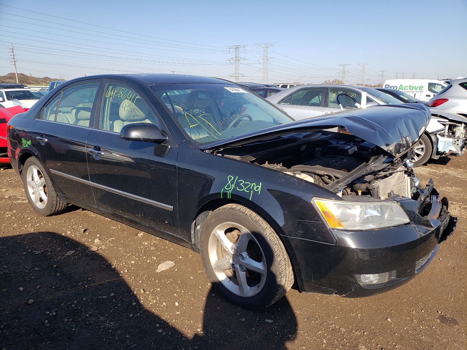 Photo 1 from auction – 2008 HYUNDAI SONATA SE with VIN 5NPEU46CX8H358207
