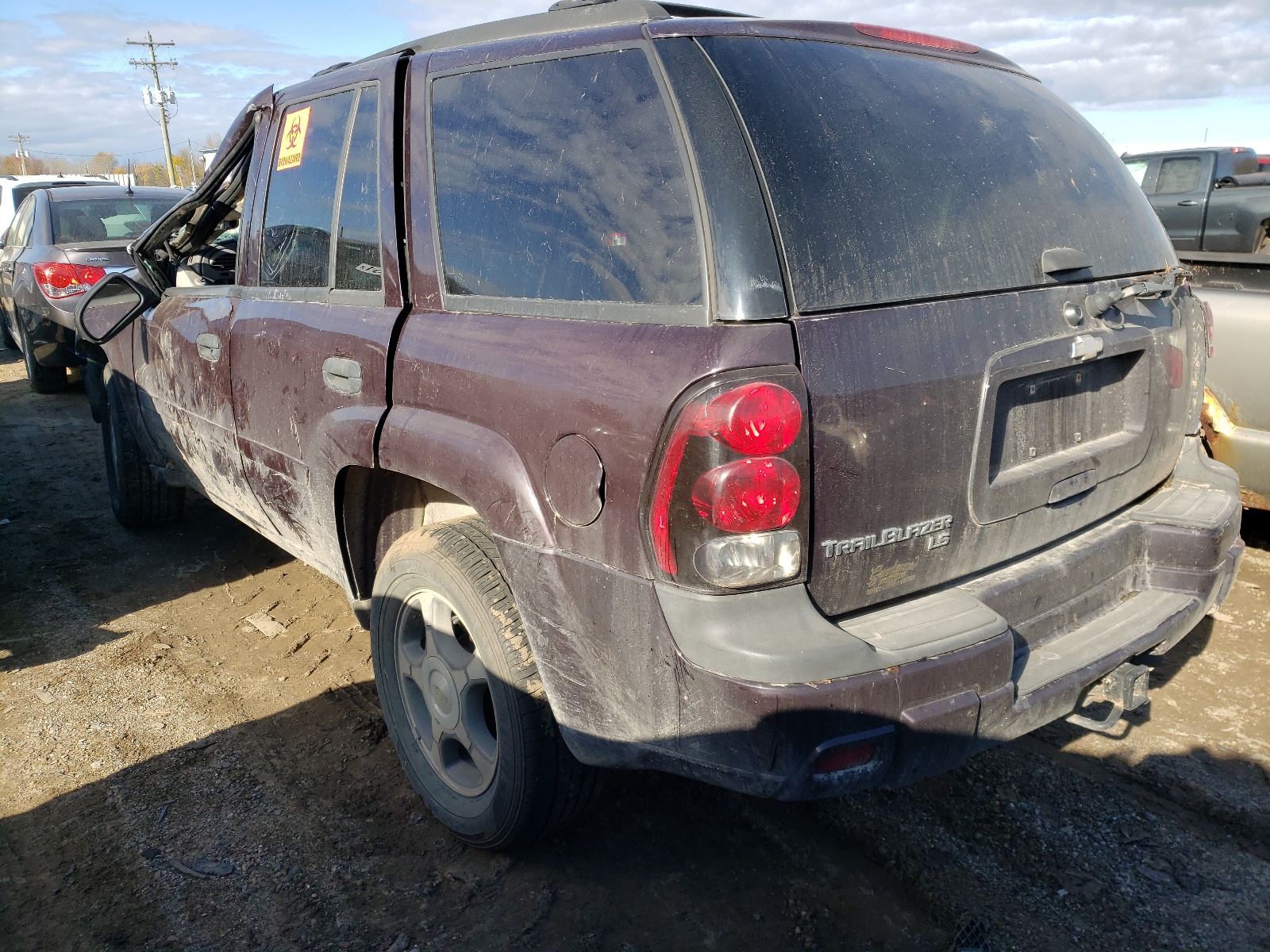 Photo 3 from auction – 2008 CHEVROLET TRAILBLAZE with VIN 1GNDT13S882108739