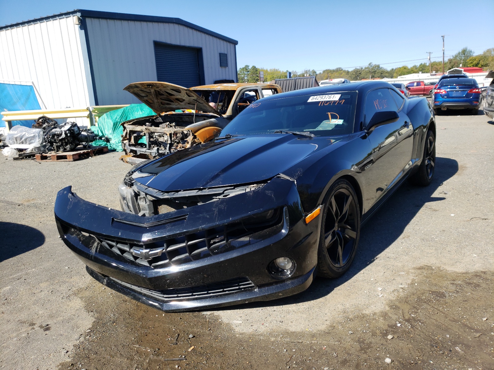 Photo 2 from auction – 2012 CHEVROLET CAMARO LT with VIN 2G1FC1E3XC9116979
