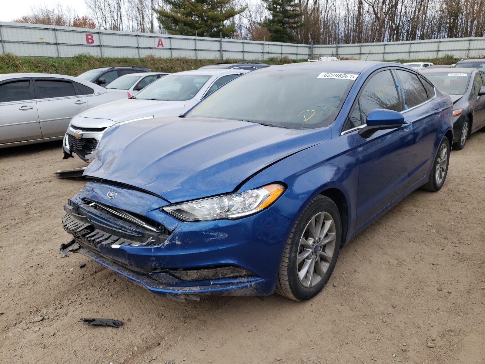 Photo 2 from auction – 2017 FORD FUSION SE with VIN 3FA6P0H74HR411765