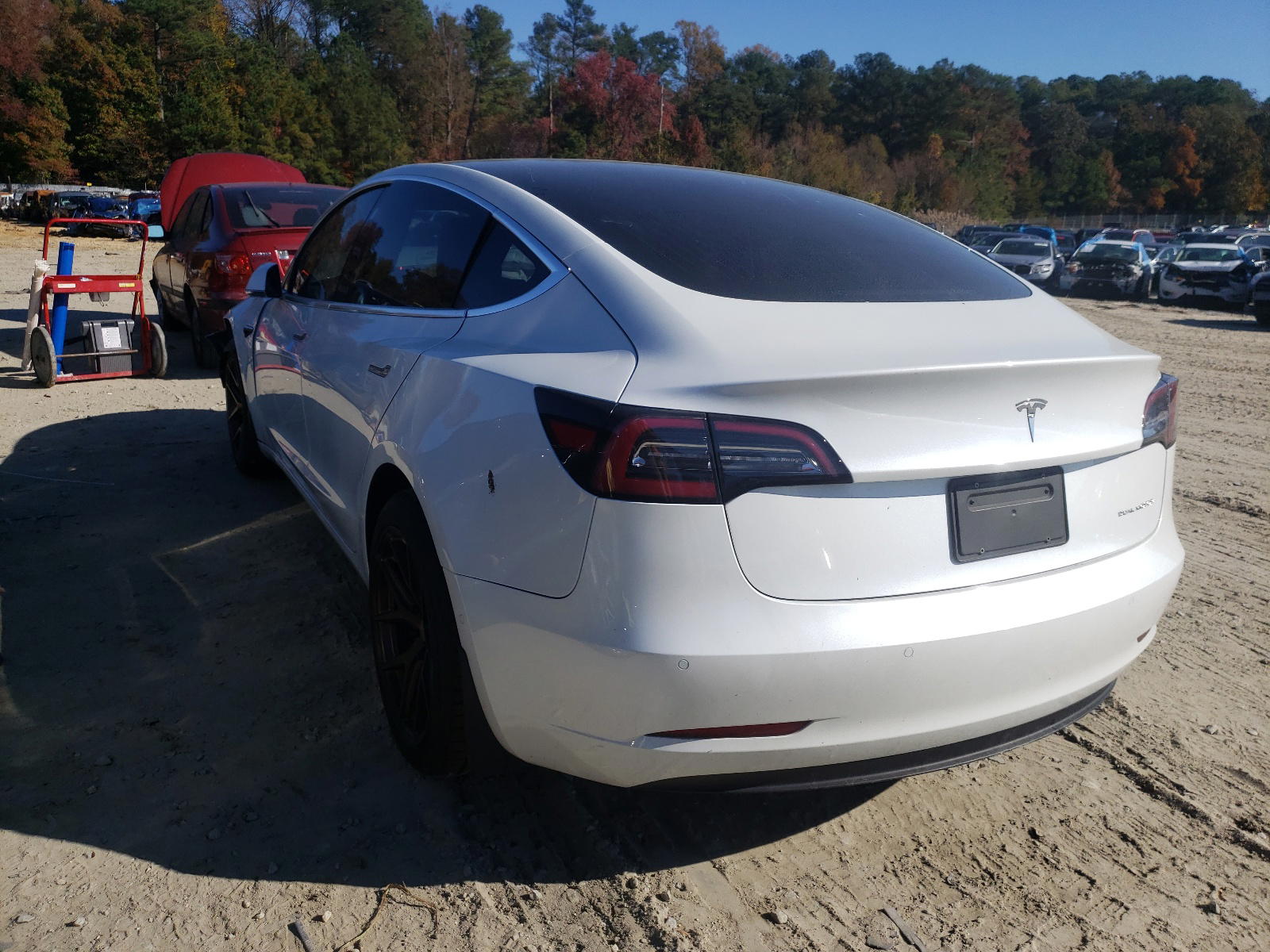 Photo 3 from auction – 2020 TESLA MODEL 3 with VIN 5YJ3E1EB7LF665062