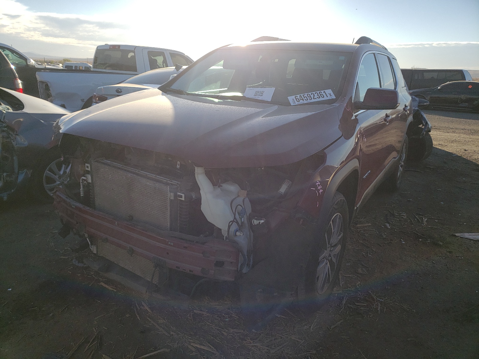 Photo 2 from auction – 2018 GMC ACADIA SLE with VIN 1GKKNSLA8JZ206632