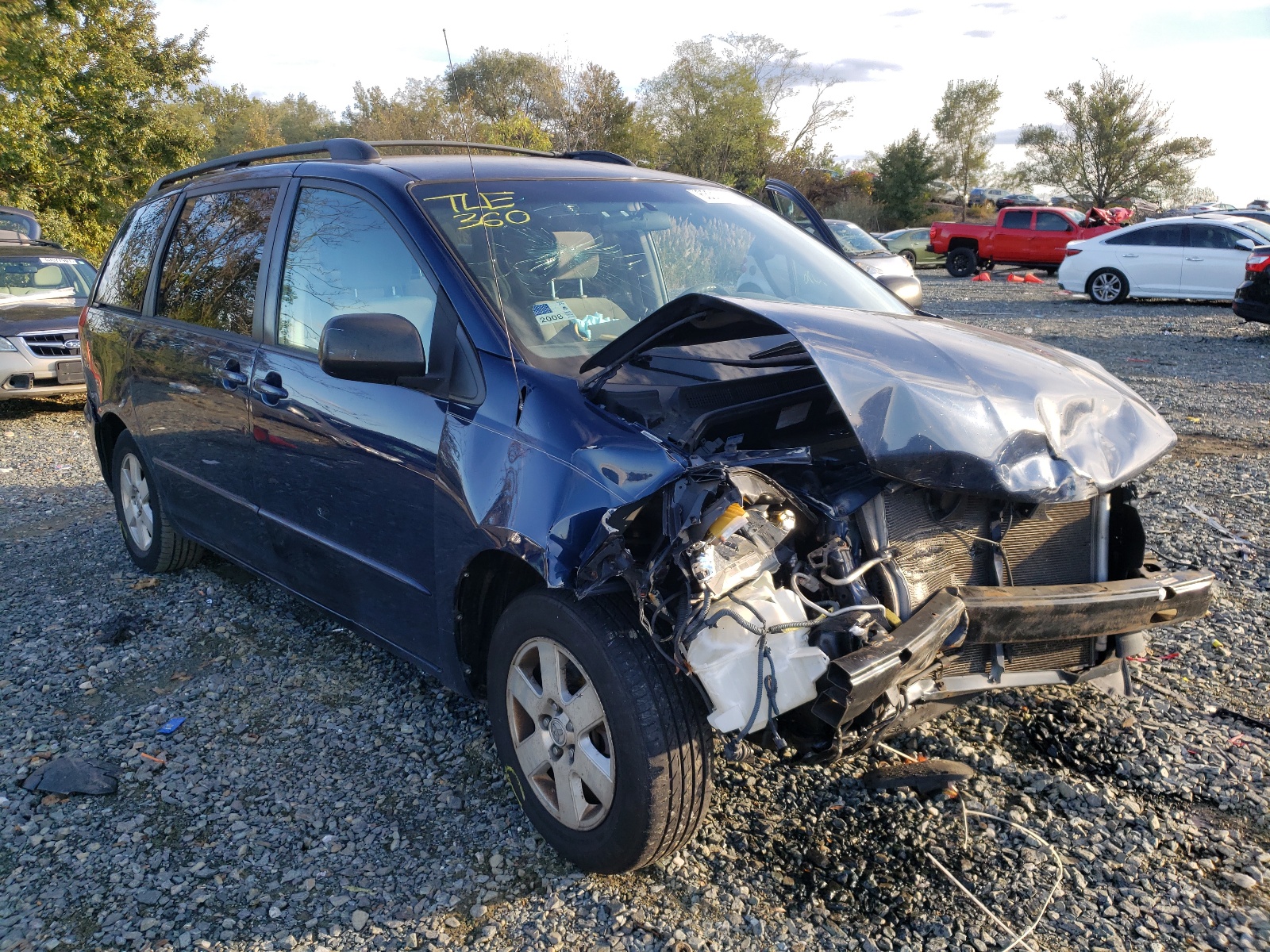 TOYOTA SIENNA CE 2004 with VIN 5TDZA23CX4S050980 - Photo from auction